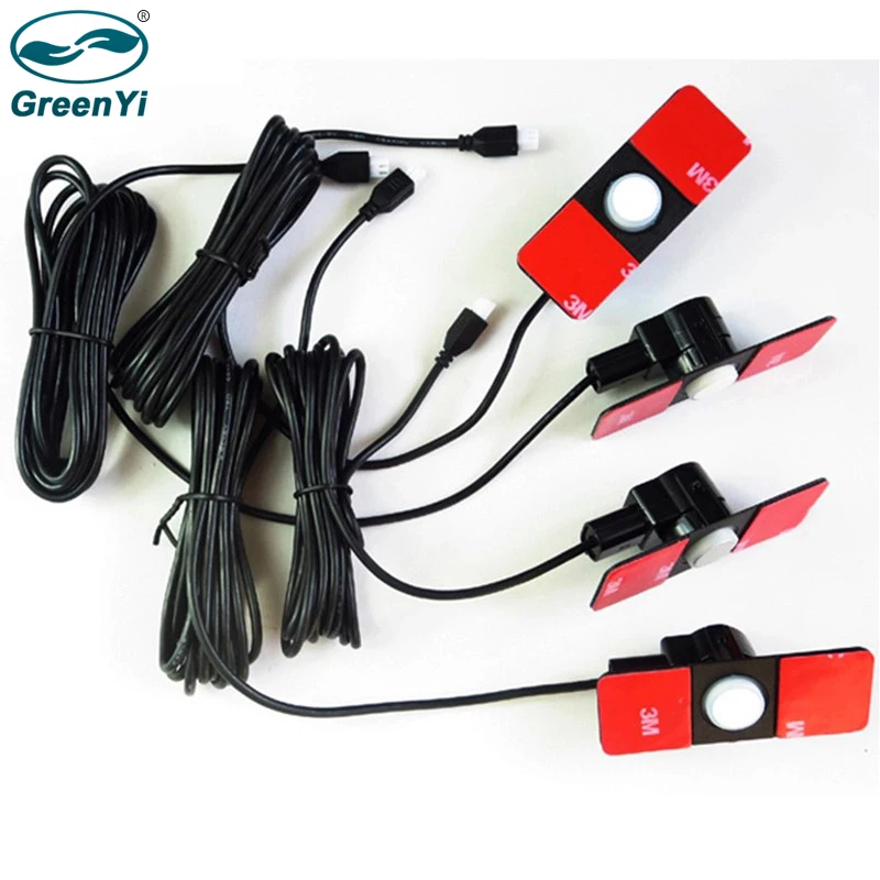 GreenYi 4 шт. 16 мм плоские парковочные датчики обратный резервный радар парктроник