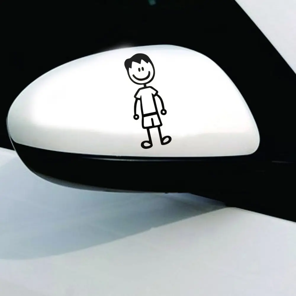 

Funny Family Members Car Sticker Personality Reflective Car Body Sticker Vinyl Decal for Car Motorcycles