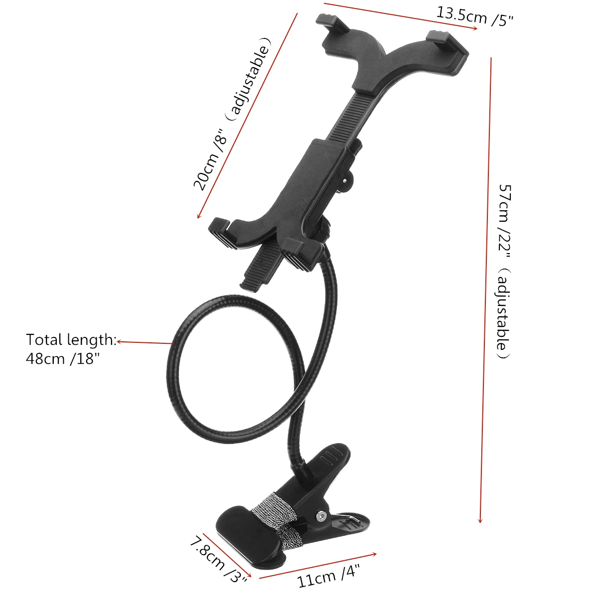 Металлическая вращающаяся на 360 Градусов Подставка для планшета кровати