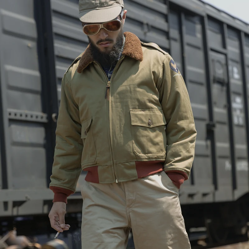 Мужская куртка из ВВС США Bronson очень теплая хлопковая шерсть европейского