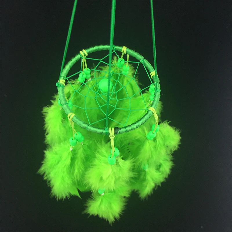 

India Style Handmade Multicolor Dream Catcher Net With feather Hanging Decoration Decor Ornament Gift