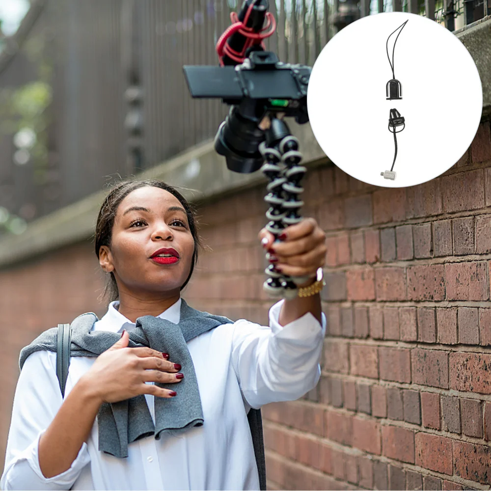 

Creative Anti-Lost Phone Hanging Lanyard Phone Hanging Rope with Box (Black)