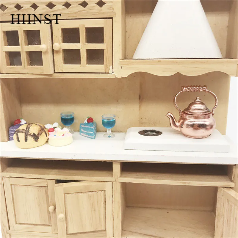 Игрушки HIINST для детей Ретро чайник из сплава модель домика с имитацией куклы
