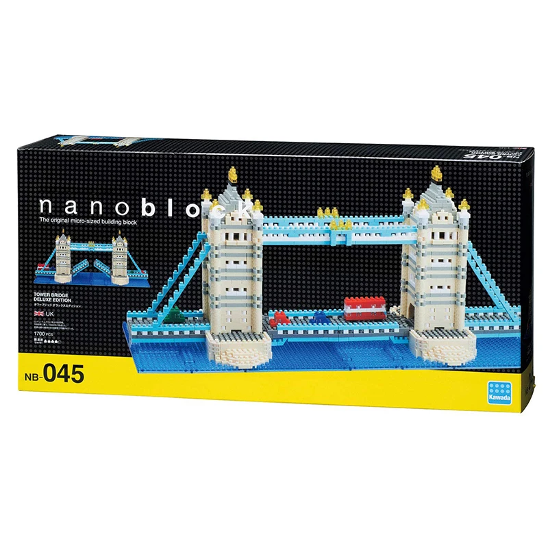 Kawada Nanoblock Tower Bridge Deluxe Edition строительные блоки NB 045 1510 штук вызов креативная