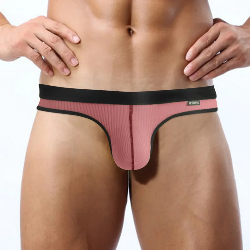 

Сексуальное нижнее белье из вискозы, мужские трусы, дышащие трусы, стринги, мужское бикини, трусы-Тонги, мужские трусы