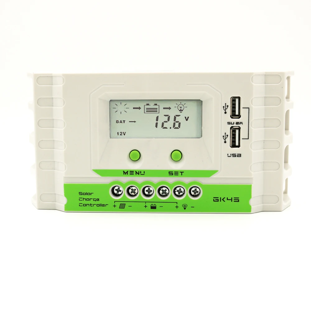 LCD 40/30/20/10 AMPS A Solar Panel Charger Controller Battery Regulator Voltage Control 12 24 v Vdc Volt Protect | Обустройство дома