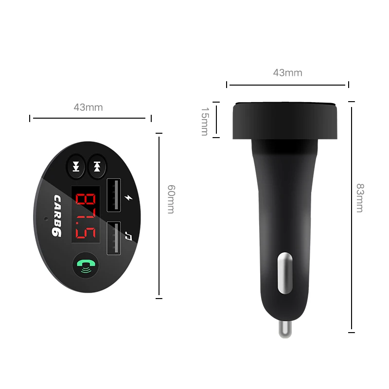 DHKEJI USB Автомобильное зарядное устройство Bluetooth Hands free Автомобильная fm карта аудио