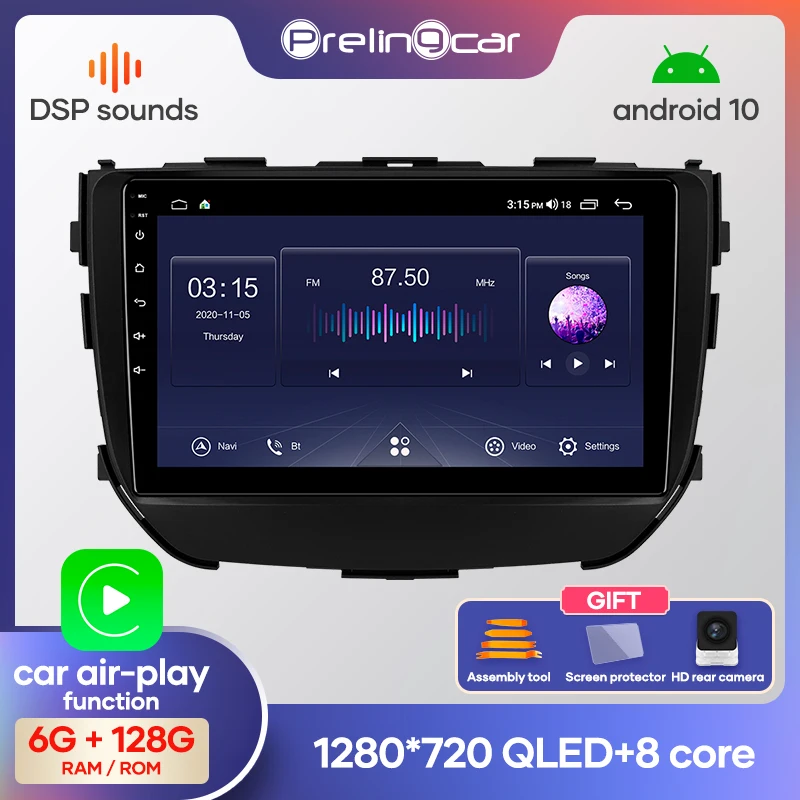 Автомагнитола Prelingcar на Android 2016 2 din DVD мультимедийный видеоплеер с GPS-навигацией