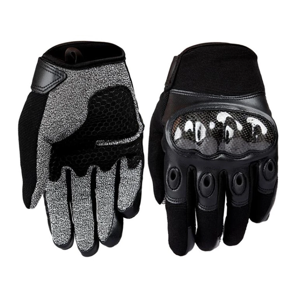 저렴한 고강도 5 단계 보호 안전 안티 컷 작업 장갑 야외 스포츠 남성 전술 전체 손가락 장갑 S2224