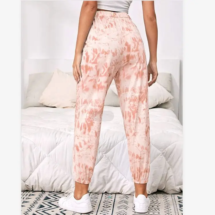 

Tie Dye Sweatpants Women Hip Hop Elastic High Waist Baggy Pants Loose Harem Pants Streetwear Fashion Trousers Jogging Pants