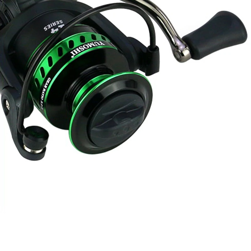 

YUMOSHI Fishing Reel Spinning Reel Lightweight Plastic Frame Metal Spool for Saltwater Freshwater Fishing Reel