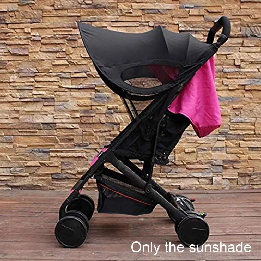 

Baby UPF50 Stroller Sunshade Cover Anti-UV Universal Baby Full Canopy Mosquito Net Sun Shield Protection Fabric Accessories