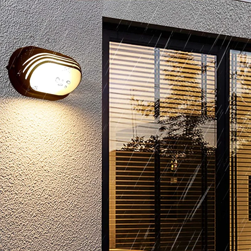 

Outdoor Wall Lamp Waterproof Wall Sconces with Glass Exterior Lights Applicable to Corridor, Courtyard Lighting,Aisle