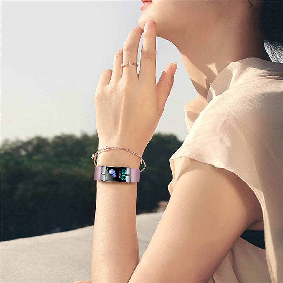 BM08 монитор для измерения жира в теле умный браслет фитнес трекер часы пульса