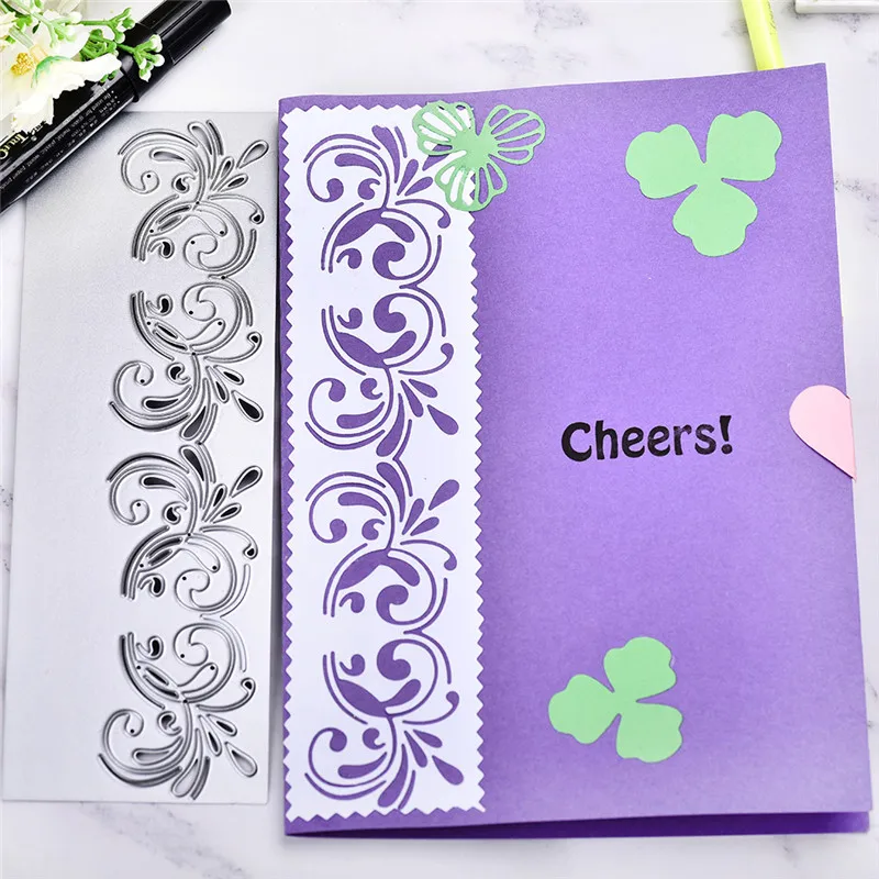 YaMinSanNiO цветок кружева штампы рамка край металла резки бумага ремесло для