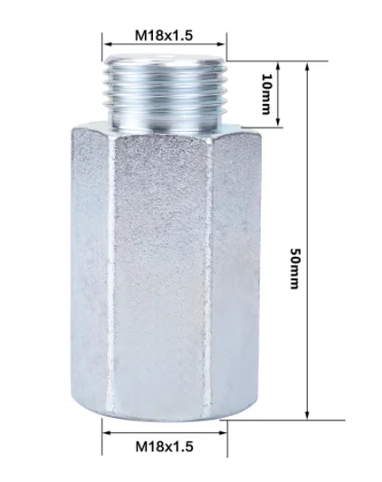 Автомобильный 1 шт. M18x1.5 Lambda O2 расширитель датчика кислорода разделительный