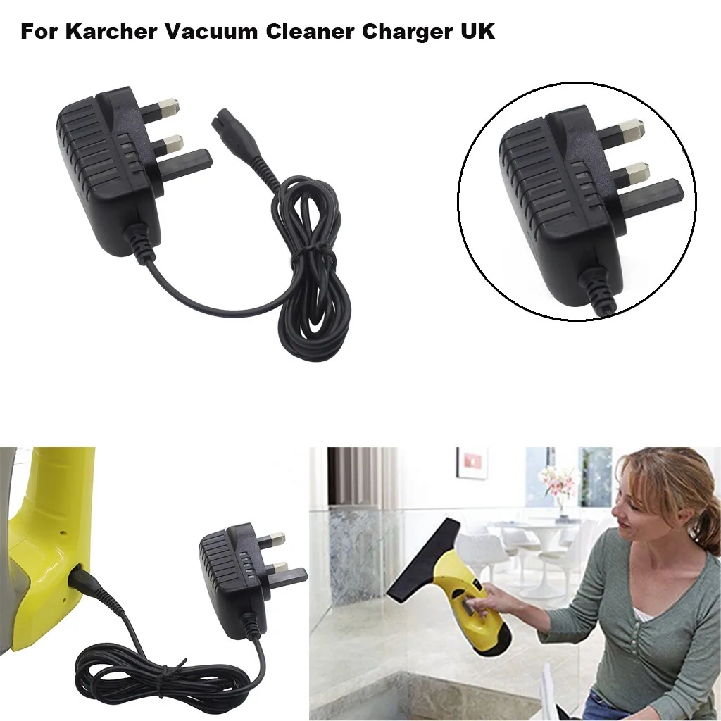 Для Karcher WV50 WV55 WV60 WV70 WV75 & WV2 WV5 Window Vac Plug зарядное устройство для батареи UK Ladegerät |