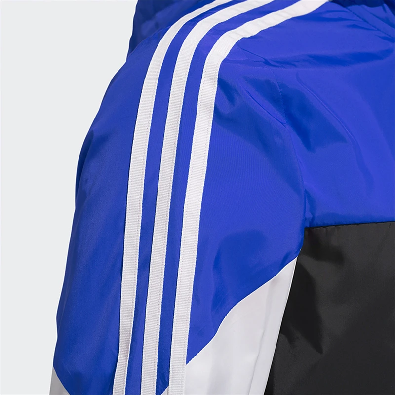 

New Sport Jacket Spring Men's Jacket Fashion Patchwork Striped Hooded Mens Windbreaker Jackets