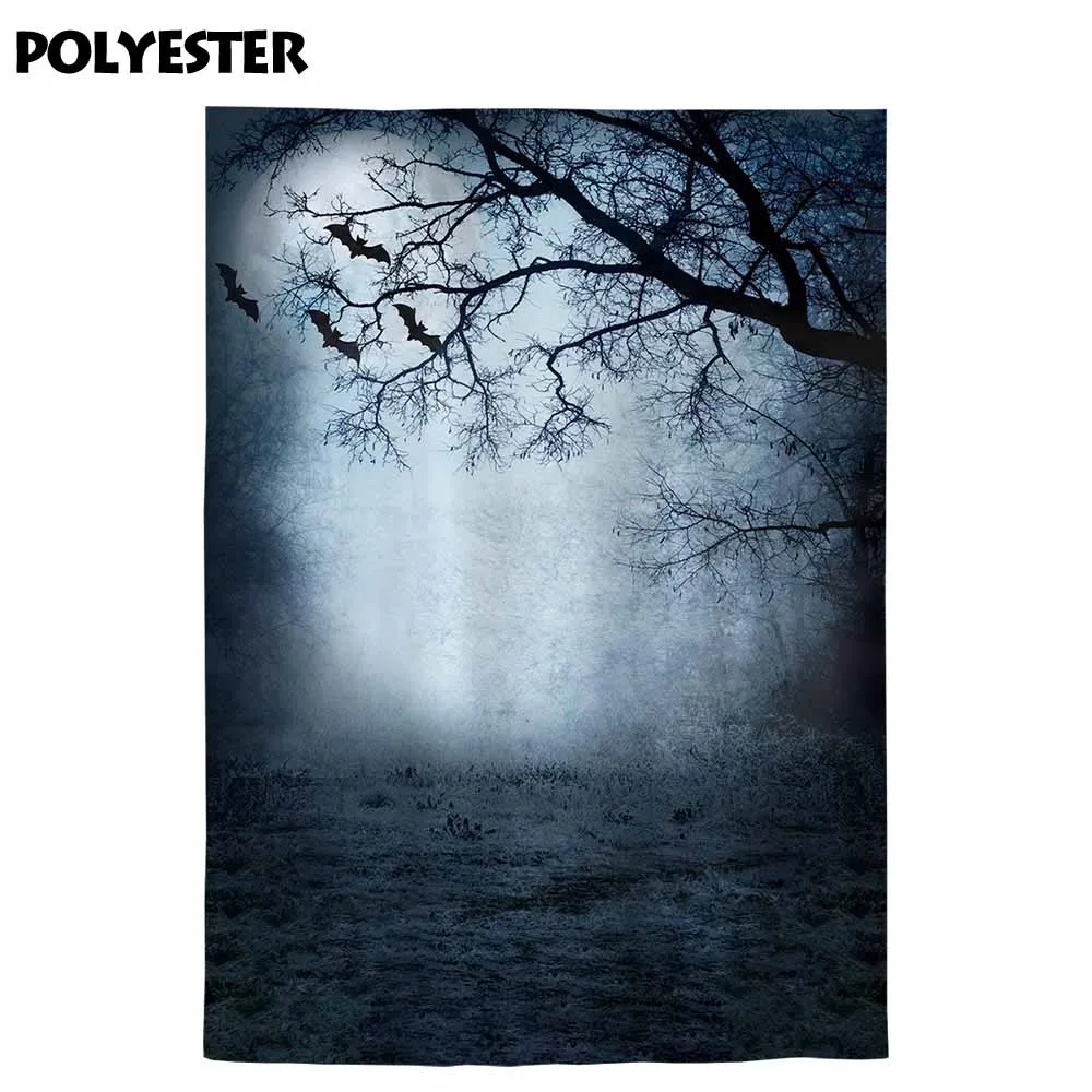 Funnytree Хэллоуин фон ночной террор дерево лес поле осень фотографии вечерние