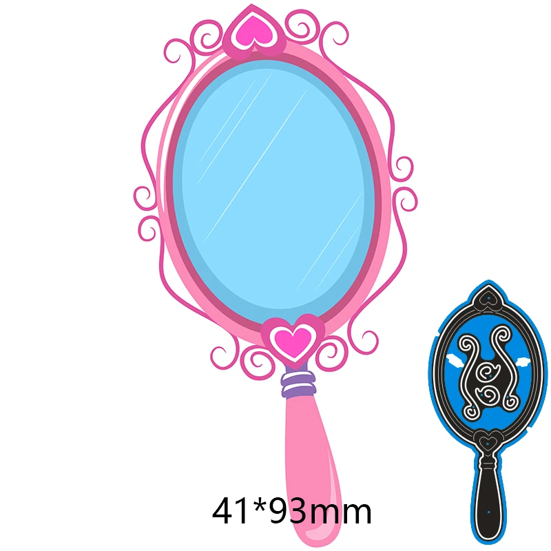 41*93 мм волшебное зеркало новые металлические режущие штампы для декора карты DIY