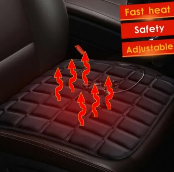 

1Pc Seat Heater Pad 45x45 cm Car Seat Cushion Heating Heater Winter seat heating cushion Adjustable temperature 30s quick heat