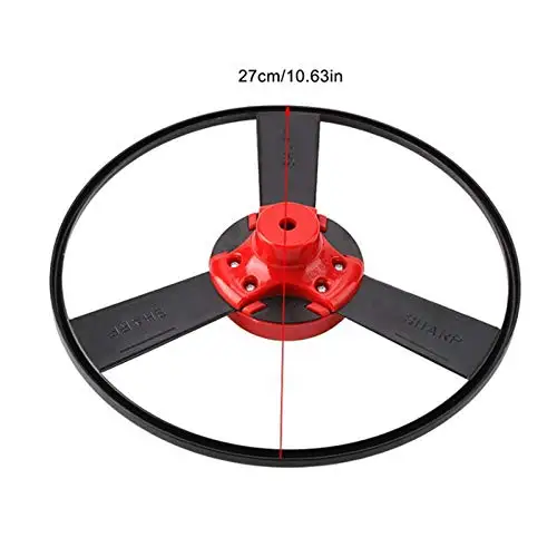

Wires Gas Trimmer Head Stainless Steel Garden Grass Brushcutter Parts Replacement Parts Wires Gas Trimmer Head (Steel Blades)