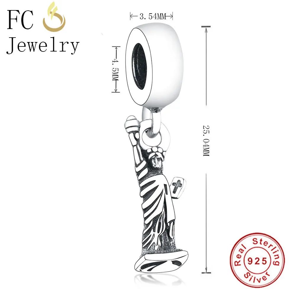 Женский браслет из серебра 925 пробы с подвеской-крестом | Украшения и аксессуары