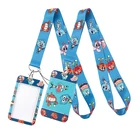 LT416 аниме ИКОНЫ новый шейный ремешок ремешки брелок держатель ID карта пропуск веревка Лариат Ремешок кольцо для ключей подарки аксессуары