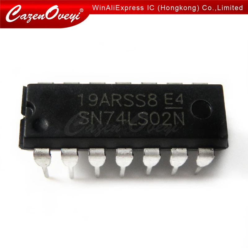 10 шт./лот HD74LS02P HD74LS02 SN74LS02N 74LS02 SN74LS02 DIP 14 в наличии|Интегральные схемы| |