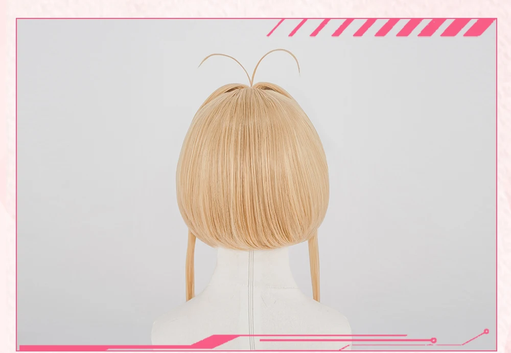 AniHut Kinomoto Сакура CardCaptor косплей парик женский коричневый 30 см синтетические волосы Аниме карта Captor Сакура косплей парик CardCaptor