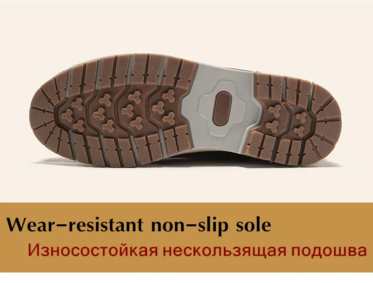 Зимние с мехом походные ботинки для мужчин кроссовки мужские Открытый Треккинг качество водонепроницаемые ботильоны-30 градусов Цельсия теплые сапоги