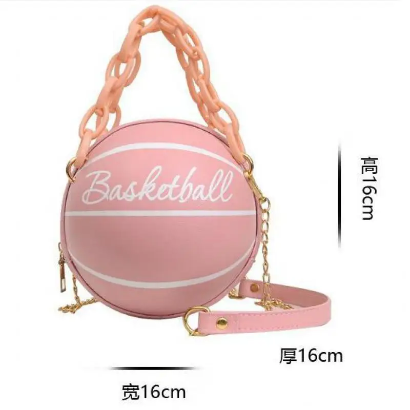 

Alphabet Graffiti Round Ball PU Leather Zipper Crossbody Bags for Women 2020 Fashion Chain Shoulder Handbags and Purses Lady