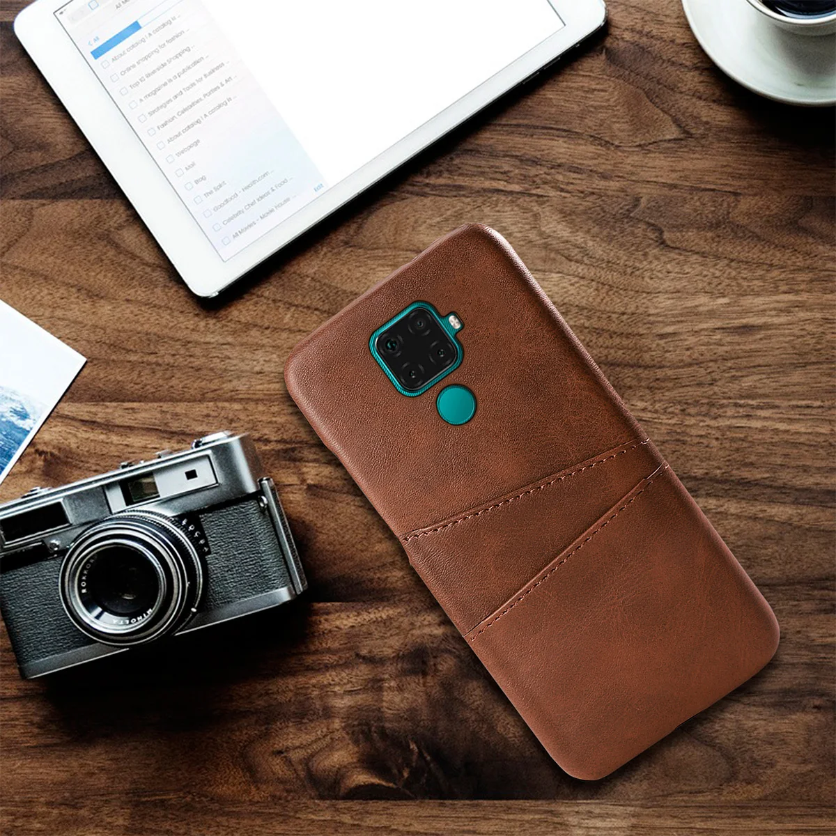 Для huawei mate 30 Lite nova 5i Pro Чехол для задней панели из кожи ПУ и ПК с зернистым