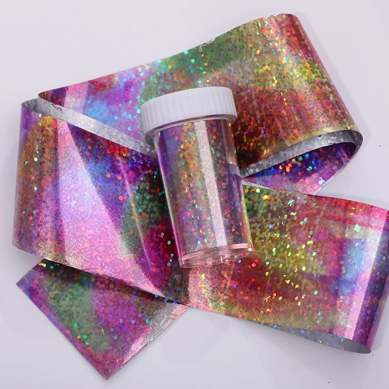 1 коробка 4*100 см наклейка для переводки ногтей серия новых узоров зеркальный