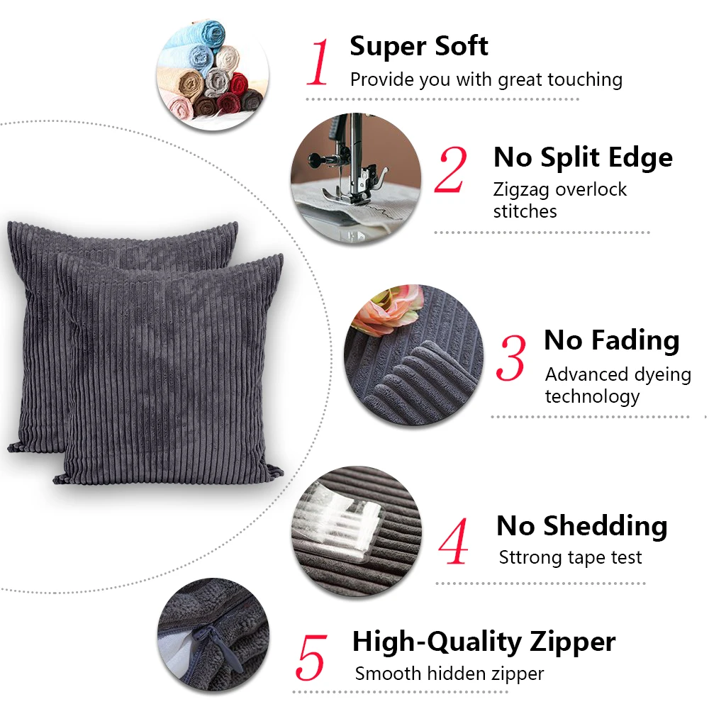 Бархатный Чехол для подушки мягкие наволочки подушка зимняя теплая спальни
