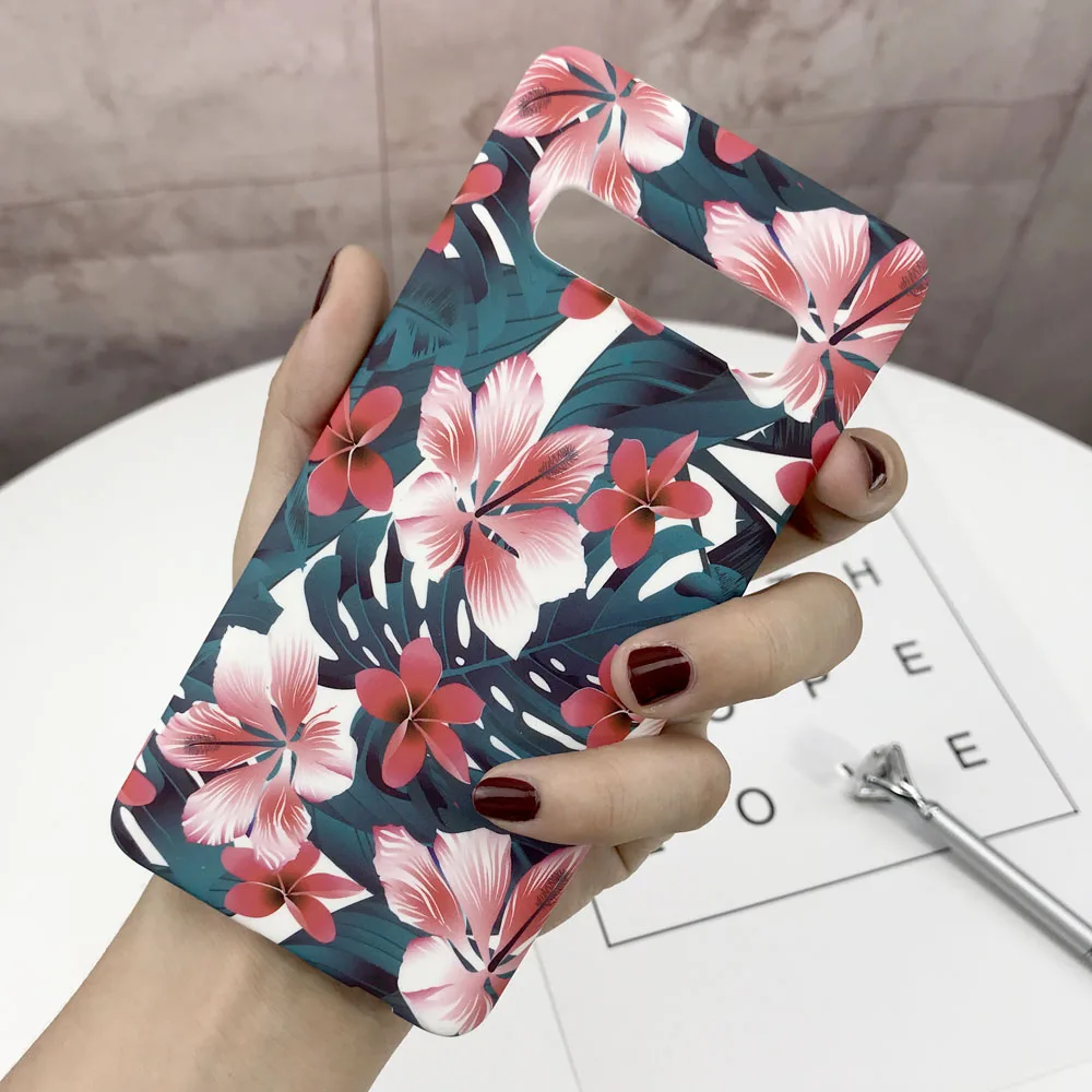 Жесткий ПК Мрамор чехол для телефона для samsung Galaxy S10 S9 S8 плюс S10E S7 Edge Note 9 8 10 Plus чехол накладка ультра тонкий Пластик оболочки - Цвет: 4