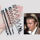 Обруч для волос металлический для мужчин и женщин, Спортивная эластичная лента для волос, для бега, тренажерного зала, аксессуары для волос