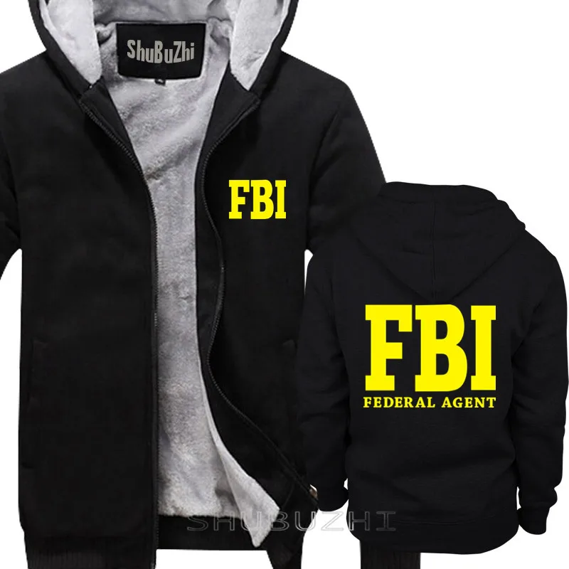 Federal Agent Bureau Of Investigation FBI Толстая куртка Мужская t Agent Секретная служба полицейский Забавный пуловер sbz5167