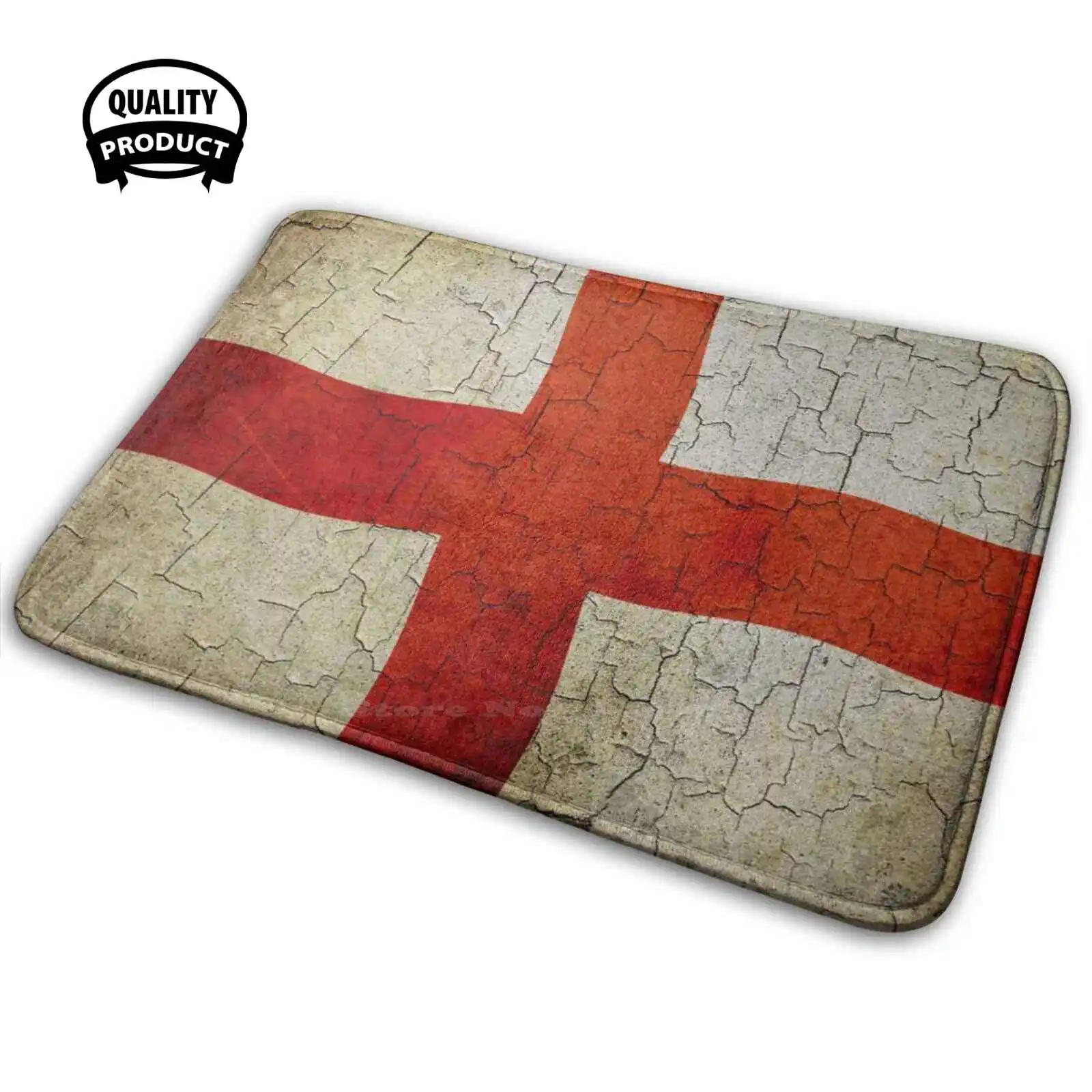 Гранж флаг Англии 3D бытовые товары коврик подушка Англия английская старая