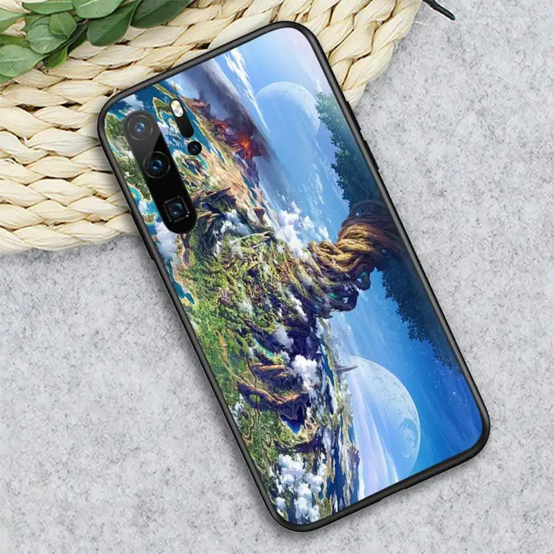 

Earth planet tree life pattern Phone Case For Huawei honor Mate P 10 20 30 40 i 9 8 pro x Lite smart 2019 nova 5t