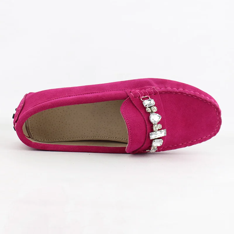 Мокасины женские из натуральной кожи мягкие лоферы без застежки повседневная