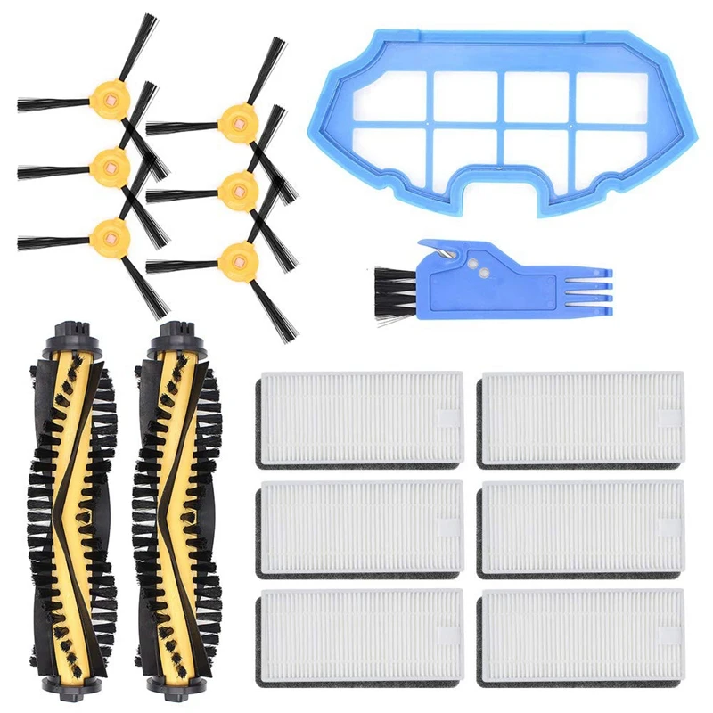 

Комплект аксессуаров для робота-пылесоса Ecovacs Deebot N79 N79S, запасные части, 2 Основные щетки