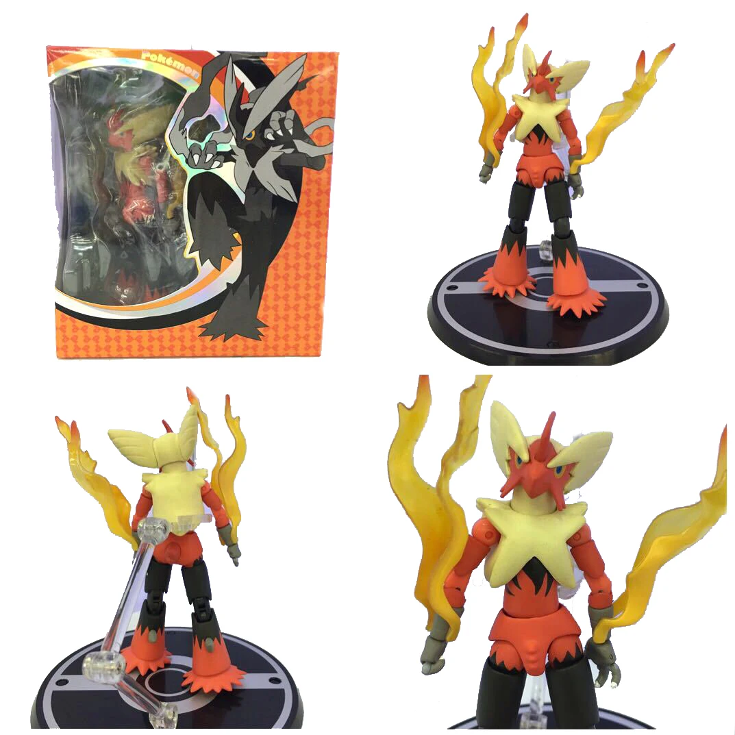 

pokemon anime Mega Blaziken Articulated Action Figure Model Decoration 16cm Model Christmas Gift Toys