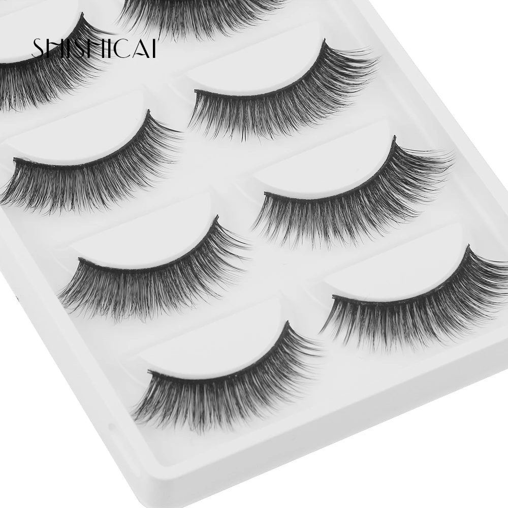 3/5 пар 3D норковые накладные ресницы натуральные длинные для наращивания макияж