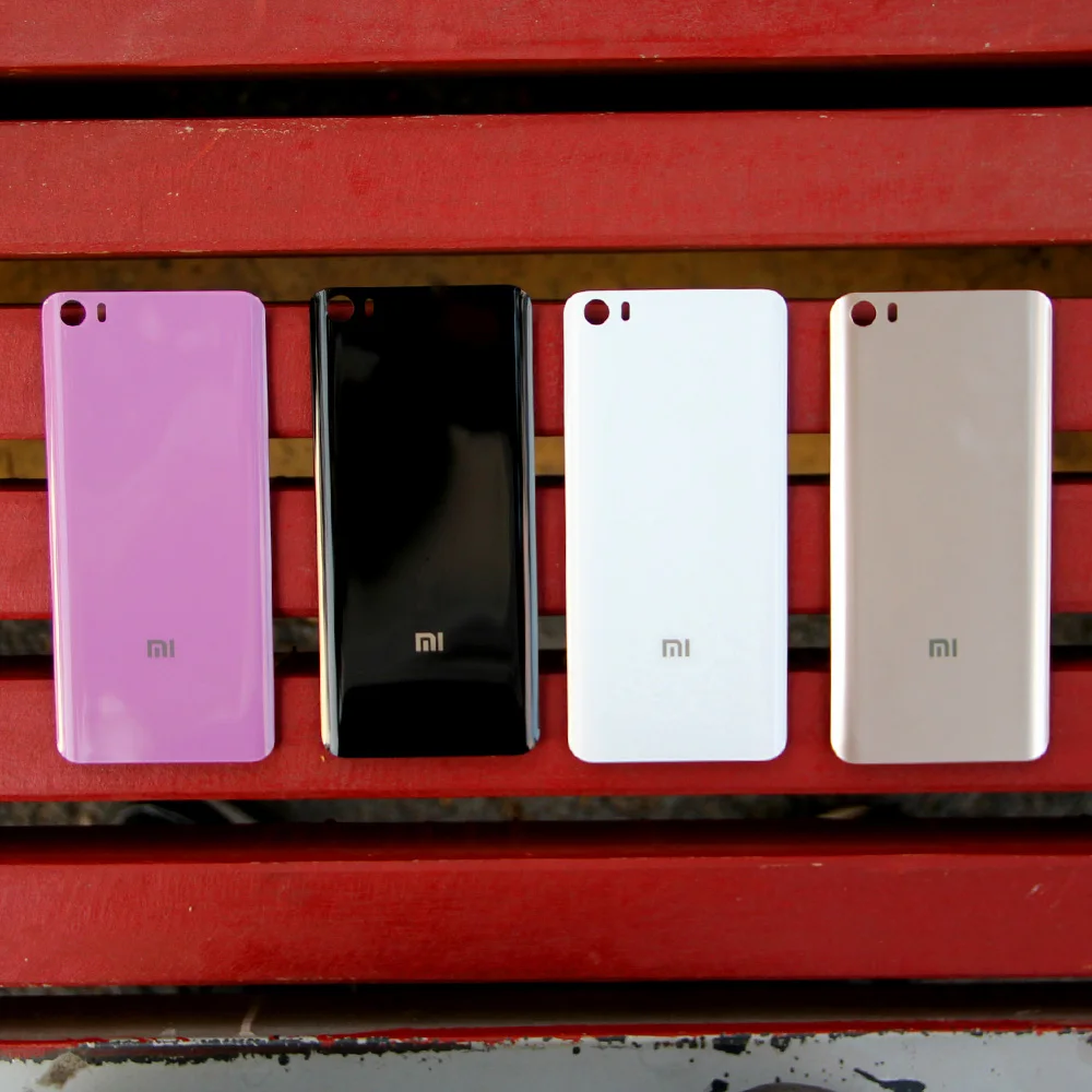 Оригинальный стеклянный задний Чехол для аккумулятора XiaoMi 5 Mi5 Mi задняя крышка