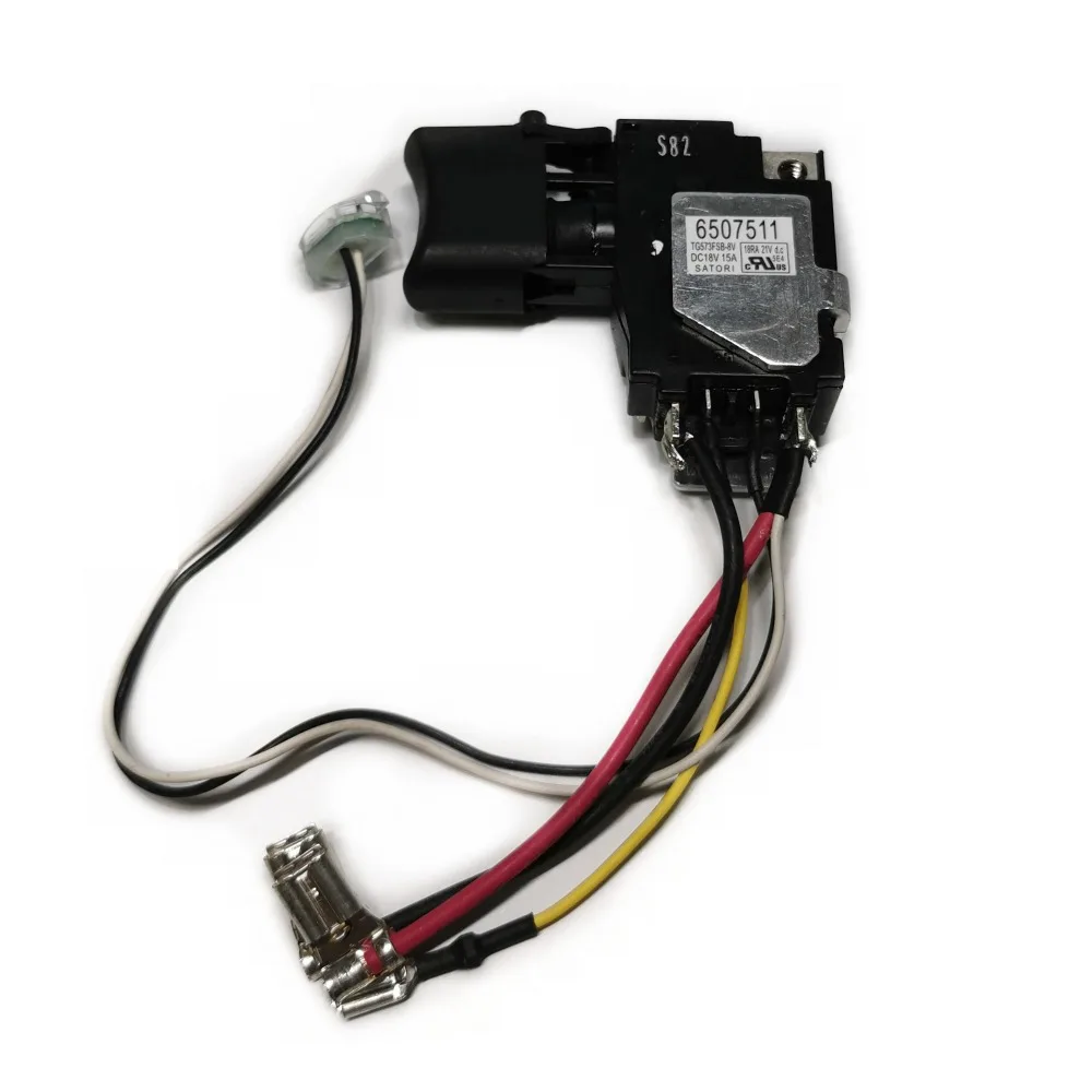 Переключатель 6507511 650751E1 650751-1 Замена для Makita TD152D DTD152 DTD152Z DTD152RME DTD152RFE дрель электрическая отвертка запасных частей