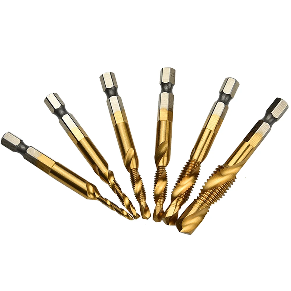 Сверла из быстрорежущей стали M3-M10 дюйма 1/4 Быстросменные шестигранные |