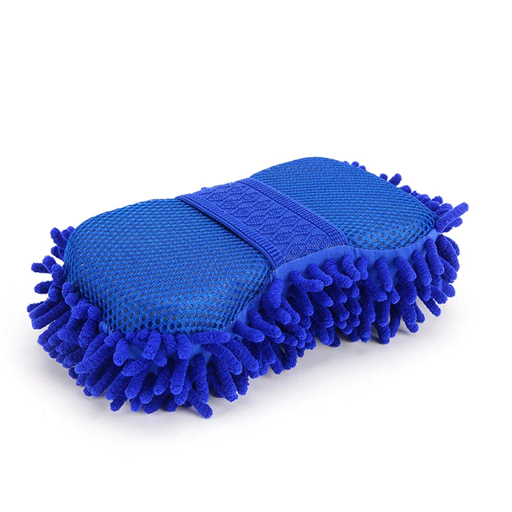 

Automobile Cleaning Sponge Chenille Microfiber Car Wash Sponge Non Scratch for Washing Car Truck SUV RV Boat Motorcycle