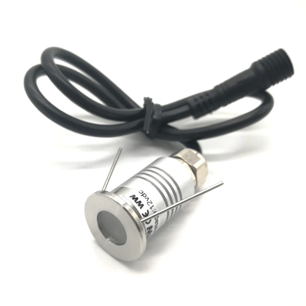 Миниатюрный светодиодный подземный светильник IP67 водонепроницаемая лампа 12 В