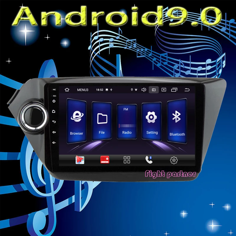 2.5D + ips Android9.0 для RIO 3 KIA K2 2011 2016 автомобильный Радио мультимедийный видеоплеер